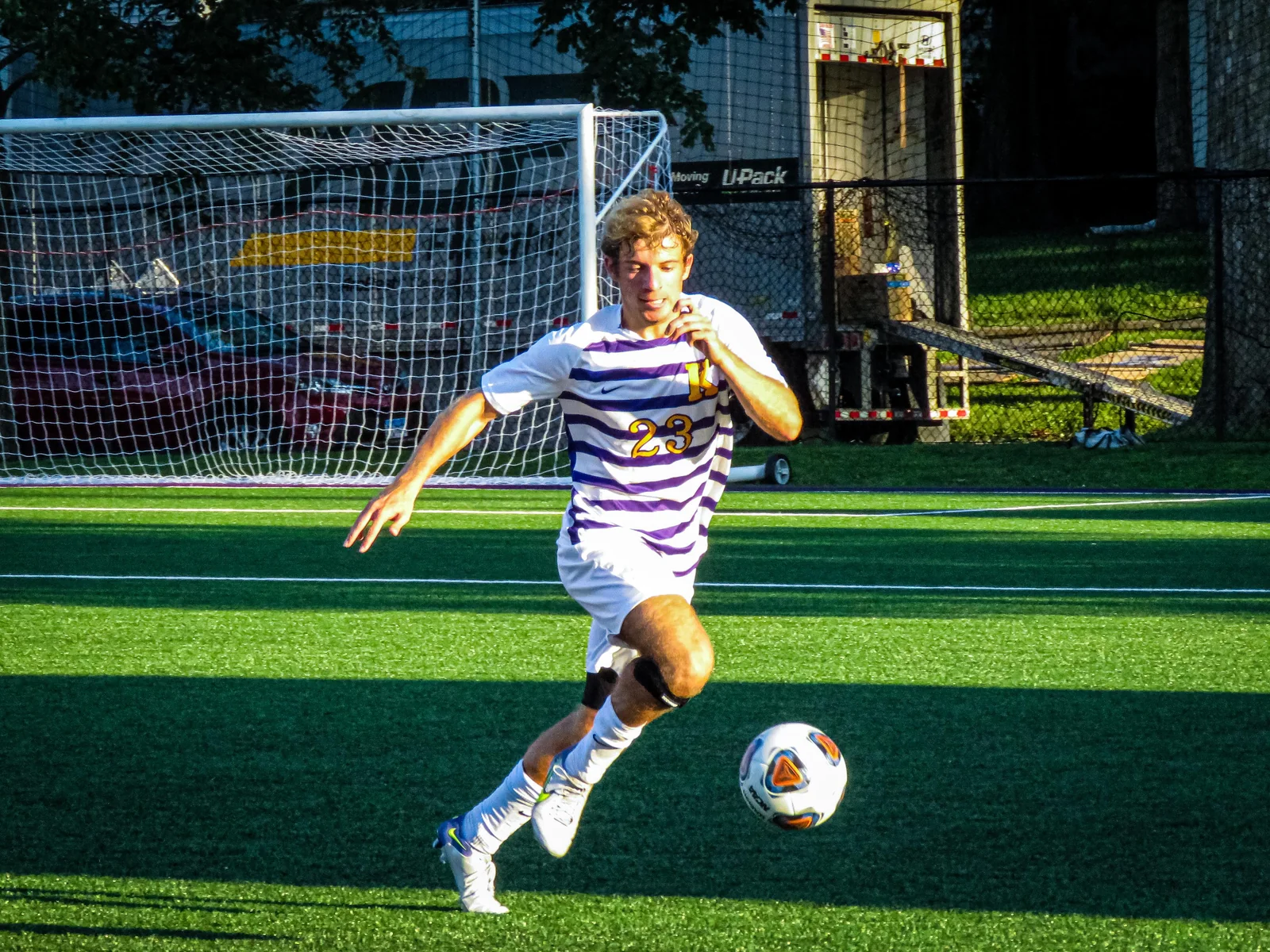 Frederick Ryan playing soccer